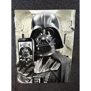 Star Wars Darth Vader Selfie 3XL XXL T-Shirt Tee Short Sleeve Cotton